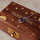 925 Sterling Silver Amethyst Boho Rawa Handcrafted Necklace