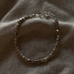 Chunky Raw Antique Solid Silver Cut Beads Handcrafted Stackable Sterling Silver 925 Bracelet
