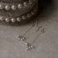 925 Sterling Silver Fresh Water Pearls Jhumki Charms Handcrafted Hook Earrings