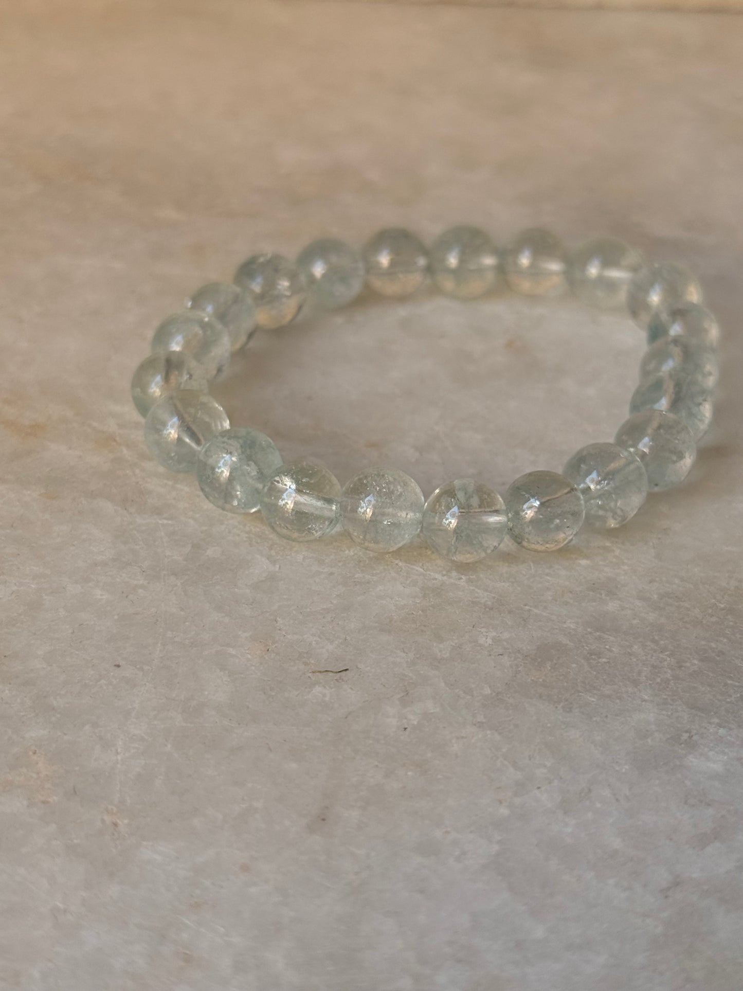 Natural Crystal AAA Aquamarine 8mm Bracelet