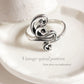 Spiral vintage design silver ring