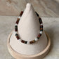925 Sterling Silver Red Agate Flat Tube Crystal Fresh Water Pearls Bracelet