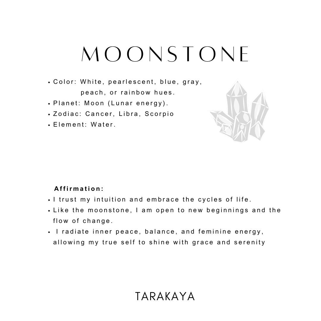 Moonstone crystal for healing property