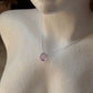 925 Sterling Silver Amethyst Moon Crescent Carved Handcrafted Necklace