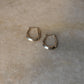 925 Sterling Silver Chunky Italian U Hoops Earrings