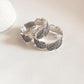 Elegant Leafy Band Pure Silver Toe Ring for Everyday Wear
