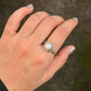 925 Sterling Silver Pearl Round Boho Ring