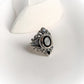 Elegant Black Onyx Victorian Silver Statement Ring