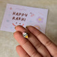 925 Sterling Silver Ice Cream Cone - Reusable as Pendant Handcrafted Rakhi