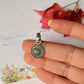925 Sterling Silver Surya Charm - Reusable as Pendant Handcrafted Rakhi