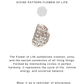 925 Sterling Silver Sacred Boho Flower Of Life Ring
