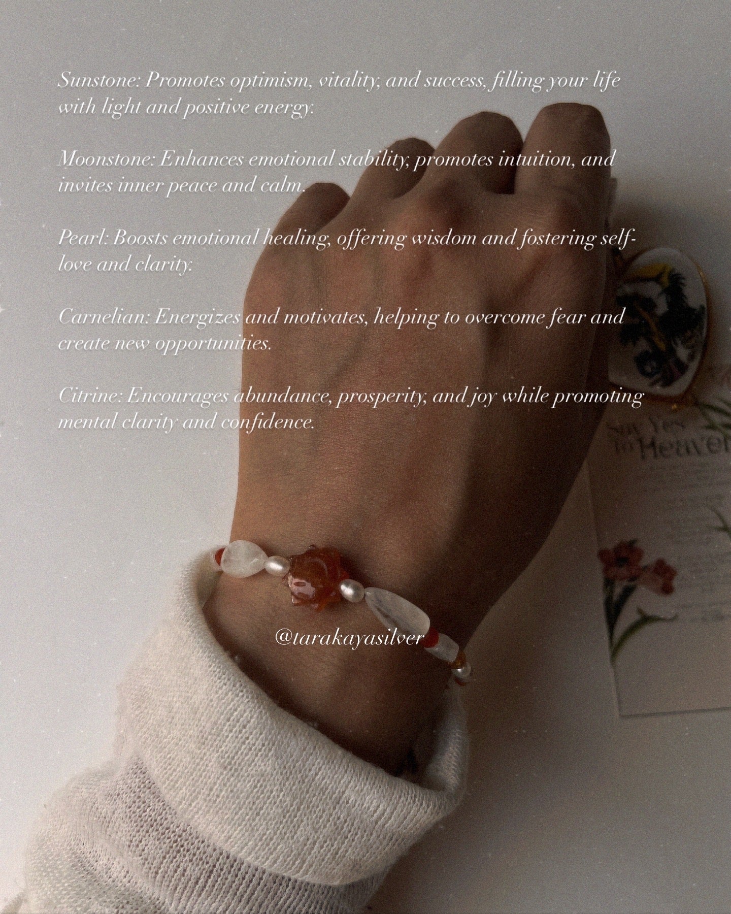 Sunstone sun bracelet in sterling silver for radiant energy