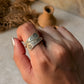 925 Sterling Silver Bohemian Hill Tribe Sun Engraved Handcrafted Adjustable Ring