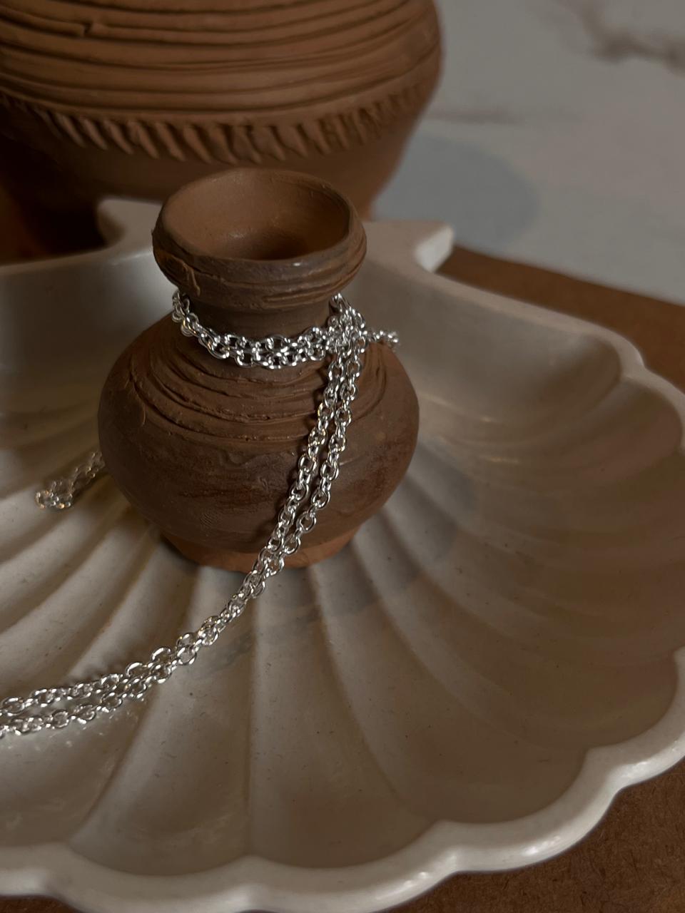Cable Minimal Silver Chain