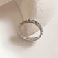 Beautiful fixed size silver ring with traditional Balinese design.