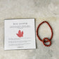 Natural Crystal Red Jasper 4mm Stretchy Rings & Bracelet