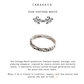 925 Sterling Silver Thin Boho Vintage Motif Stackable Band Ring