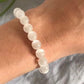 8MM Selenite Beaded Bracelet