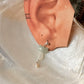 925 Sterling Silver Aquamarine Butterfly Moonstone Fresh Water Pearl Studs Earrings