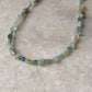 Apatite & Aquamarine 925 Sterling Silver Necklace