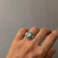 925 Sterling Silver Moonstone 3 Stone Boho Statement Handcrafted Ring
