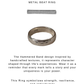 925 Sterling Silver Chunky Hammered Thick Band Unisex Band Ring