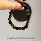 Triple Protection Natural Crystal Bracelet 8MM
