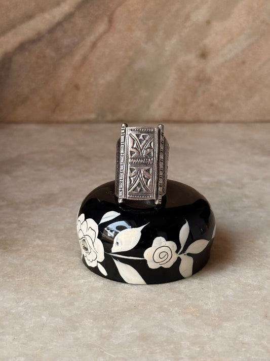 925 Sterling Silver Bohemian Imported Handcrafted Turkish Adjustable Ring