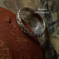 Vintage Style Silver Ring with Thin Band