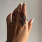 925 sterling silver ring with Fleur De Lis motif