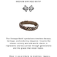925 Sterling Silver Medium Vintage Motif Boho Band Ring
