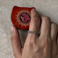925 Sterling Silver Tribal Triple Rawa Stack Band Ring