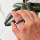 Natural Crystal Lapis Lazuli 4mm Stretchy Rings