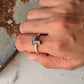 925 Sterling Silver Labradorite Baguette Cut Ring