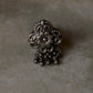925 Sterling Silver Antique Ghungroo Handcrafted Adjustable Ring