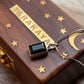 925 Sterling Silver Black Onyx Rectangle Unisex Pendant