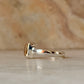 925 Sterling Silver Citrine Square Cut Ring