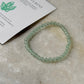 Green Aventurine Plain Round 4MM Crystal Bracelet