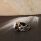 925 Sterling Silver Baroque Pearl Rustic Fusion Handcrafted Ring