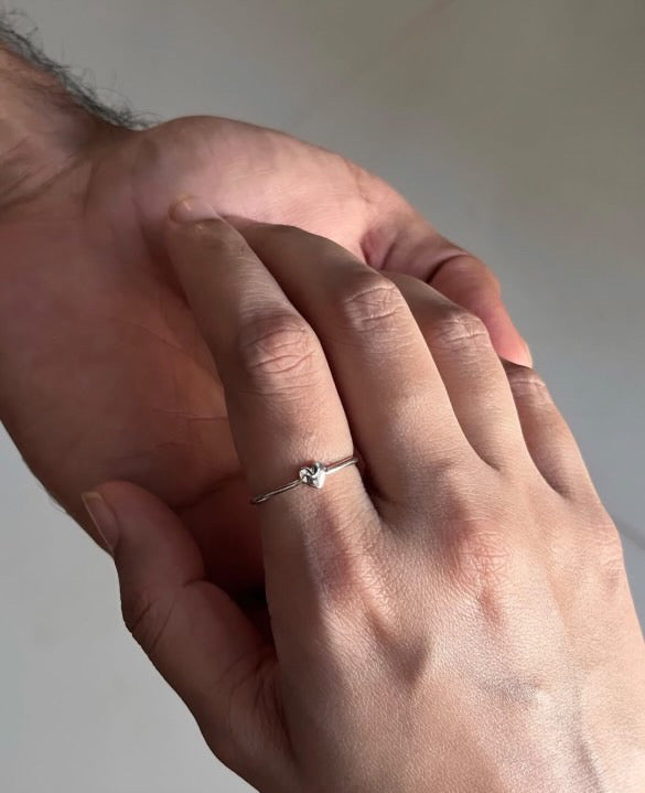 Small Heart 925 Sterling Silver Ring