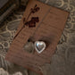 925 Sterling Silver Vintage ~ Classic Heart Photo Pendant
