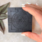 Black Plate Square - Shree Yantra For decor