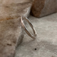 Hammered Band Stackable 925 Sterling Silver Ring