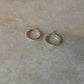 925 Sterling Silver Chunky Italian Laser Design Engraved Hoops