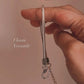 Classic Flat Snake Antique Pure Silver Anklet