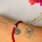 925 Sterling Silver Surya Charm - Reusable as Pendant Handcrafted Rakhi