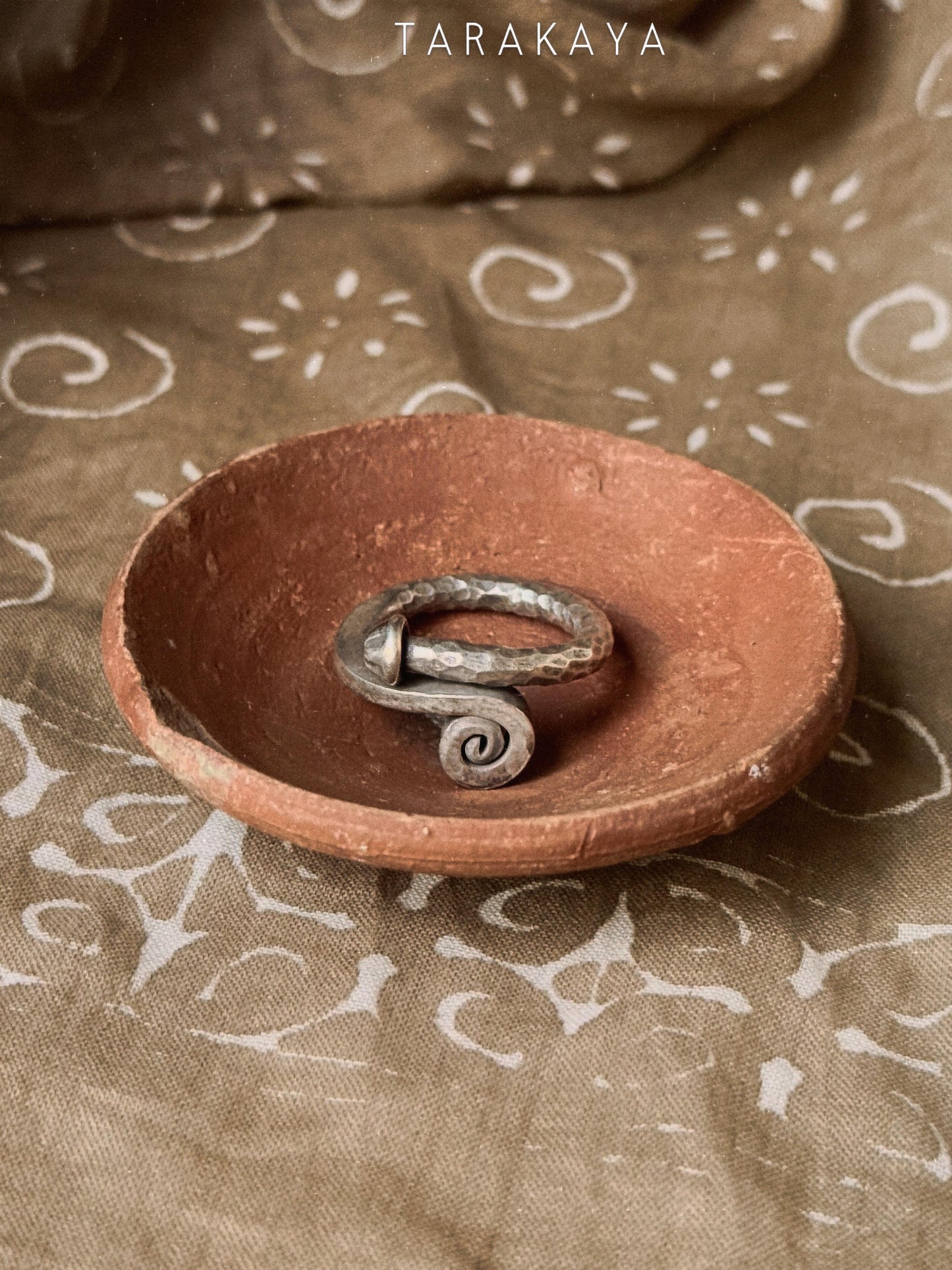 925 Sterling Silver Bohemian Rustic Spiral Arrow Hill Tribe Handcrafted Adjustable Ring