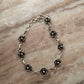 925 Sterling Silver Antique Rose Bracelet