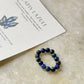 Natural Crystal Lapis Lazuli 4mm Stretchy Rings