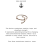 925 Sterling Silver Boho Anchor Ring